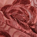 Unique Vintage Burgundy Burnout Rose Hollywood Duster Trending