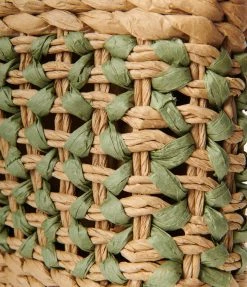 Anarchy Street Brown & Green Basket Weave Purse