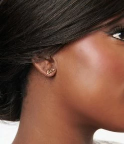 Pannee Bachelorette Gold Mrs Stud Earrings