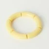Pannee Light Yellow Acrylic Stretch Bracelet