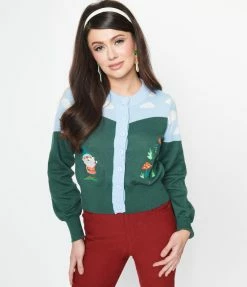 Trending Unique Vintage Gnome In The Sky Cardigan