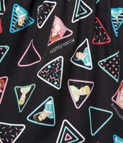 Sixteen Candles X Unique Vintage Plus Size Love Triangle Print Flare Skirt New Arrivals!