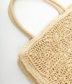 Anarchy Street Braided Straw Tote Bag Handbags