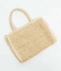 Anarchy Street Braided Straw Tote Bag Handbags