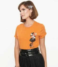 Happiest Day Co Boo To You Fitted Graphic Tee