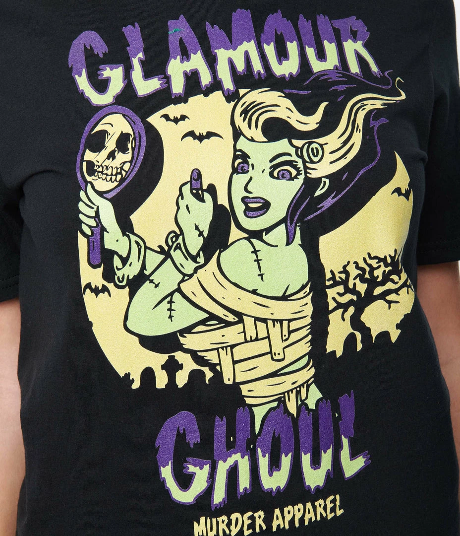 Murder Apparel Sale Glamour Ghoul Womens Graphic Tee