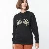 Murder Apparel Black Skeleton Hands Sweatshirt