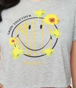 Fan Flair SmileyÃ‚Â® X Unique Vintage Grow Together Crop Graphic Tee