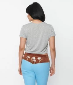 Fan Flair SmileyÃ‚Â® X Unique Vintage Grow Together Crop Graphic Tee