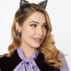 Alibaba (Yiwu Huijiu Clothing Co., Ltd.) Black Lace Cat Ear Headband