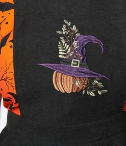 Lifestyle Group (UK) Ltd Black Pumpkin Spice Pinafore Skirt