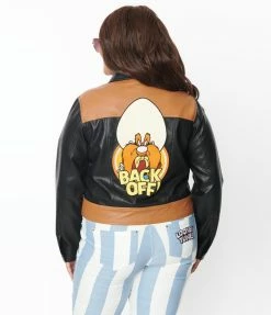 Looney Tunes X Unique Vintage Plus Size Yosemite Sam Trucker Jacket