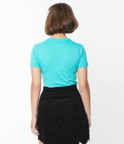 Threadless (Skinny Corp/Steven Rhodes) Deaths Daughters Roller Skate Club Fitted Tee Sale