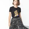 Threadless (Skinny Corp/Steven Rhodes) One Bad Witch Fitted Graphic Tee Sale