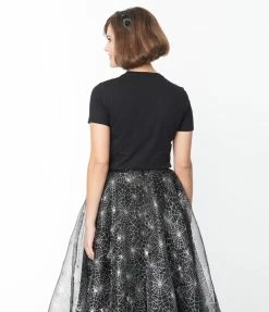 Threadless (Skinny Corp/Steven Rhodes) One Bad Witch Fitted Graphic Tee Sale