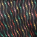 New Arrivals! Unique Vintage Black & Rainbow Dots Blouse