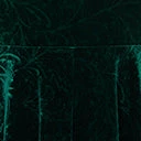 Unique Vintage Emerald Embossed Velvet Gilda Swing Dress