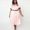 New Arrivals! Emily The Strange X Unique Vintage Plus Size Bad Kitten Club Diner Dress