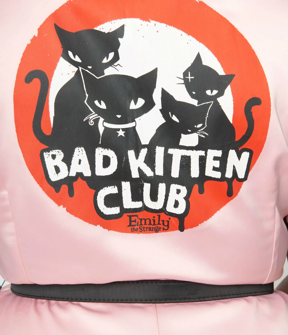 New Arrivals! Emily The Strange X Unique Vintage Plus Size Bad Kitten Club Diner Dress