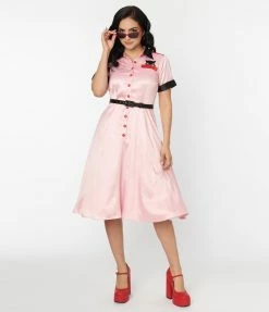 New Arrivals! Emily The Strange X Unique Vintage Bad Kitten Club Diner Dress