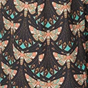 Unique Vintage Plus Size Black & Mint Moth Print Maxi Dress New Arrivals!