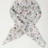 Unique Vintage White & Lovable Cats Print Hair Scarf New Arrivals!
