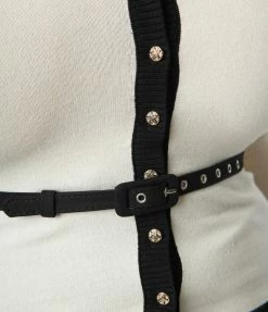 Unique Vintage Plus Size Cream & Cowgirl Belted Cardigan Clothing