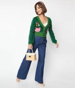 Clothing Smak Parlour Dark Denim Wide Leg Jeans