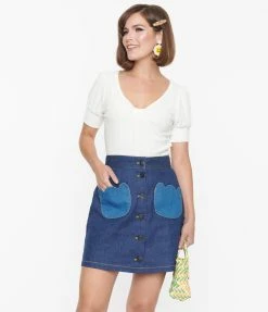 Clothing Smak Parlour White Pointelle Short Sleeve Knit Top