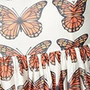 Smak Parlour Clothing Smak Parlor Plus Size Ivory & Monarch Butterfly Print Babydoll Dress
