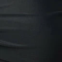 Unique Vintage Plus Size Black Shirred Bow Bandeau Swim Top