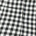 Unique Vintage Black Gingham Sleeveless Deep V Wiggle Dress