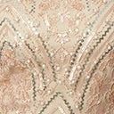 New Arrivals! Unique Vintage 1920s Champagne Sequin & Pearl Sleeveless Flapper Dress