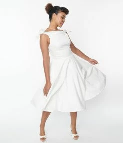 SHEEN Clothing Ltd Ivory Bridal Jessica Swing Dress New Arrivals!
