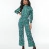 SHEEN Clothing Ltd Green & White Polka Dot Jumpsuit New Arrivals!