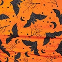 Magnolia Place Plus Size Orange & Black Bat Blouse