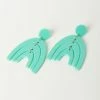 Anarchy Street Turquoise Arch Drop Earrings Jewelry