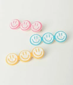 Anarchy Street Hair Accessories Happy Face Hair Clip Set