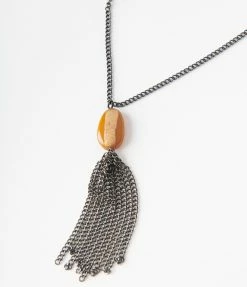 Anarchy Street Spider Web Layered Chain Necklace Jewelry