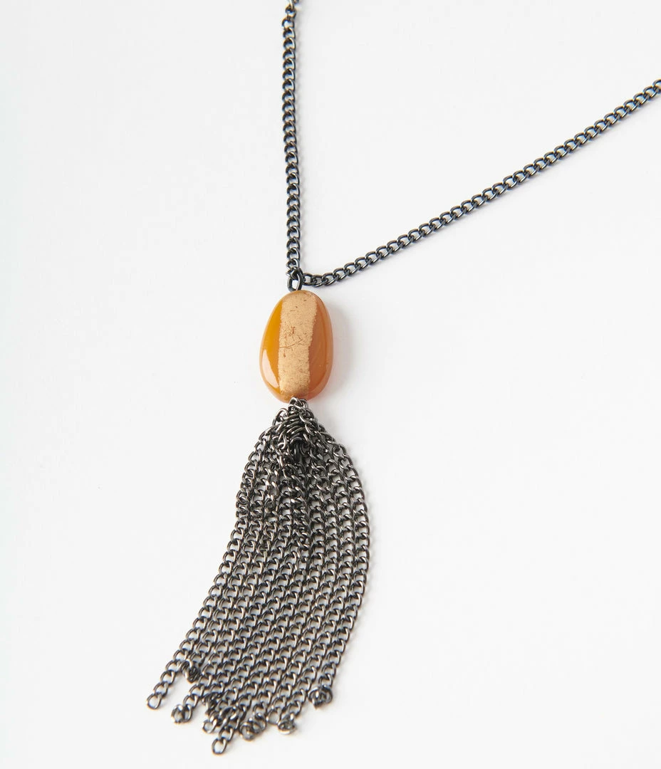 Anarchy Street Spider Web Layered Chain Necklace Jewelry