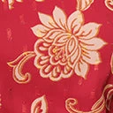 Flying Tomato Plus Size Fuchsia & Gold Floral Fit & Flare Dress