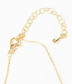 Anarchy Street Jewelry Golden Ripple Heart Pendant Necklace