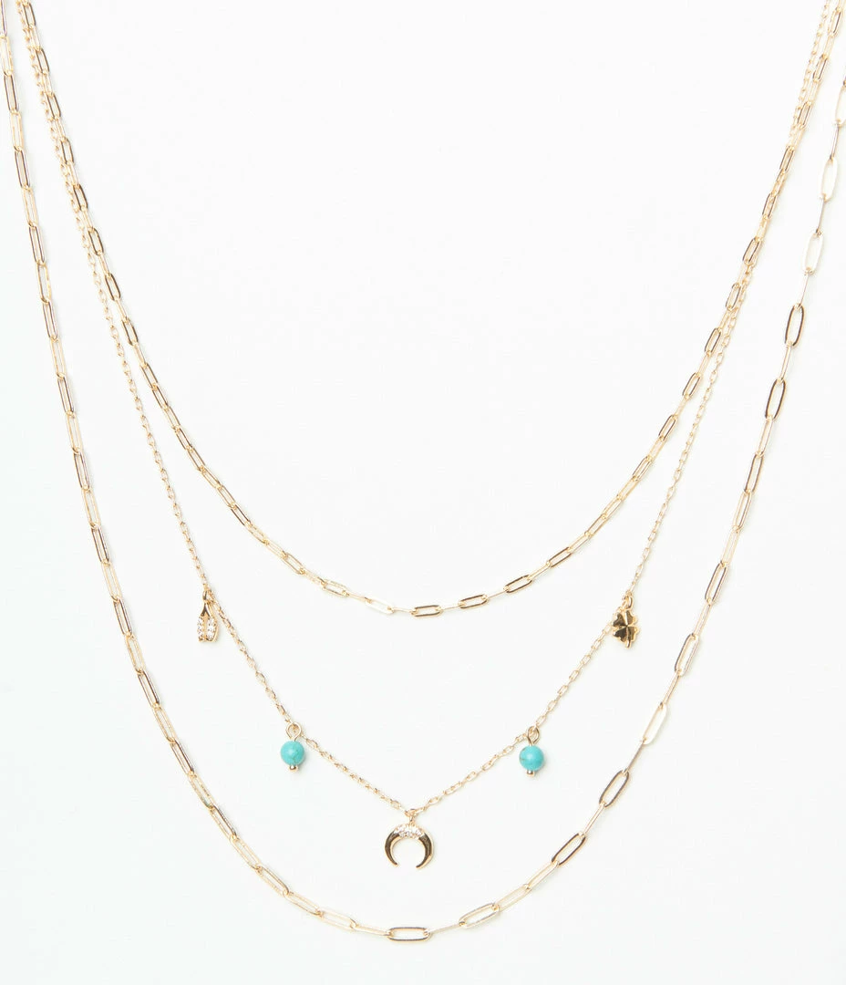 Anarchy Street Lucky Charms Layer Necklace