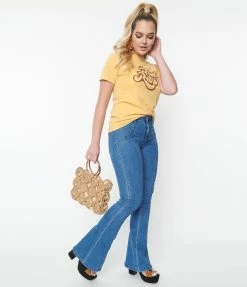 Saints & Hearts Medium Denim Star Jeans