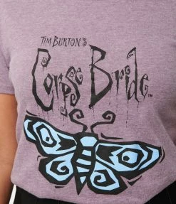 Corpse Bride X Unique Vintage Corpse Bride Butterfly Graphic Tee Fan Flair