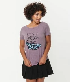 Corpse Bride X Unique Vintage Corpse Bride Butterfly Graphic Tee Fan Flair