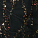 Hayden Black Mesh & Gold Sequin Kimono