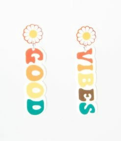 Ana Accessories Good Vibes Drop Earrings