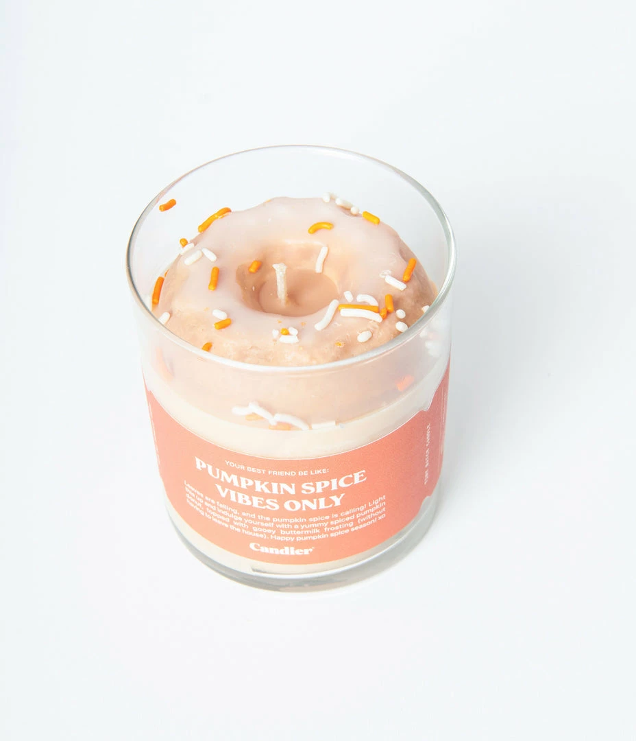 Candier Pumpkin Spice Vibes Only Candle