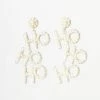 Pannee Ho Ho Ho Pearl Drop Earrings